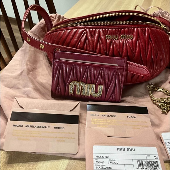 Miu miu bum bag with card holder - Picture 2 of 5